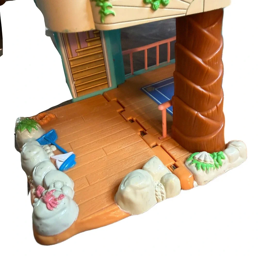 Fisher-Price Loving Family Beach House Vintage Playset with Furniture & Figures
